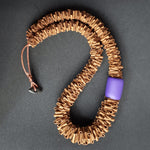 Greek Nature Leather Necklace - Brown - Handmade