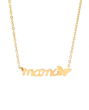 Mama Butterfly Necklace
