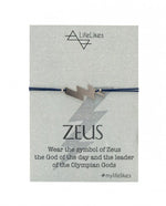 Zeus King of all Greek Gods, God of Sky & Thunder Silver Charm