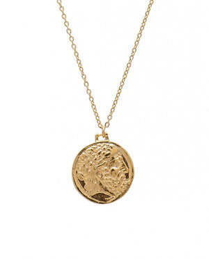 
                
                    Load image into Gallery viewer, Greek Coin XL Necklace
                
            