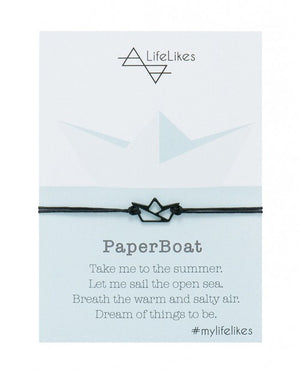
                
                    Load image into Gallery viewer, Paperboat Charm Bracelet
                
            