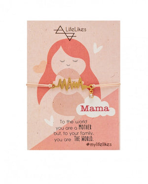 
                
                    Load image into Gallery viewer, Mama Heartbeat Charm Bracelet
                
            
