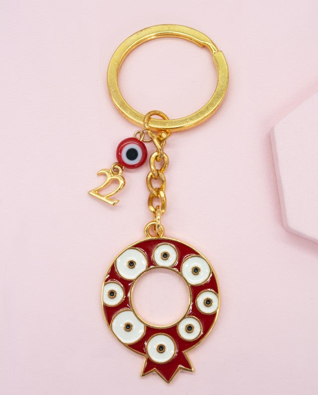 Pomegranate Eye Charm (Gouri) Keychain 2022