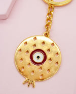 Pomegranate Eye Charm (Gouri) Keychain