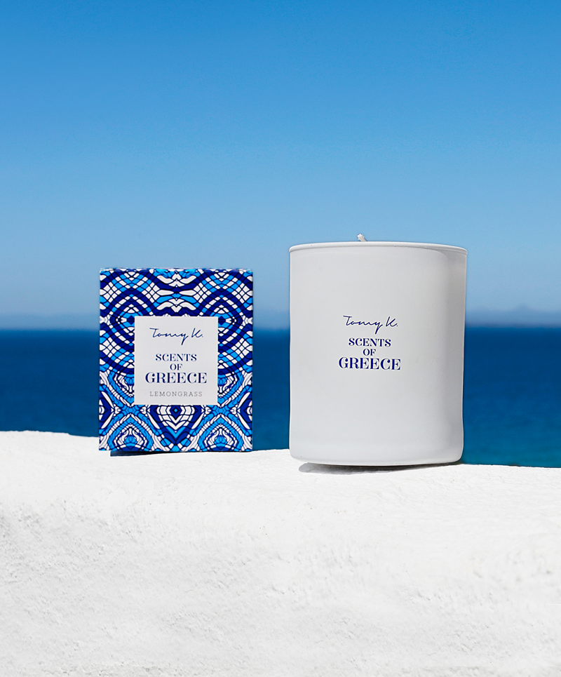 "Scents of Greece" / Lemongrass Candle