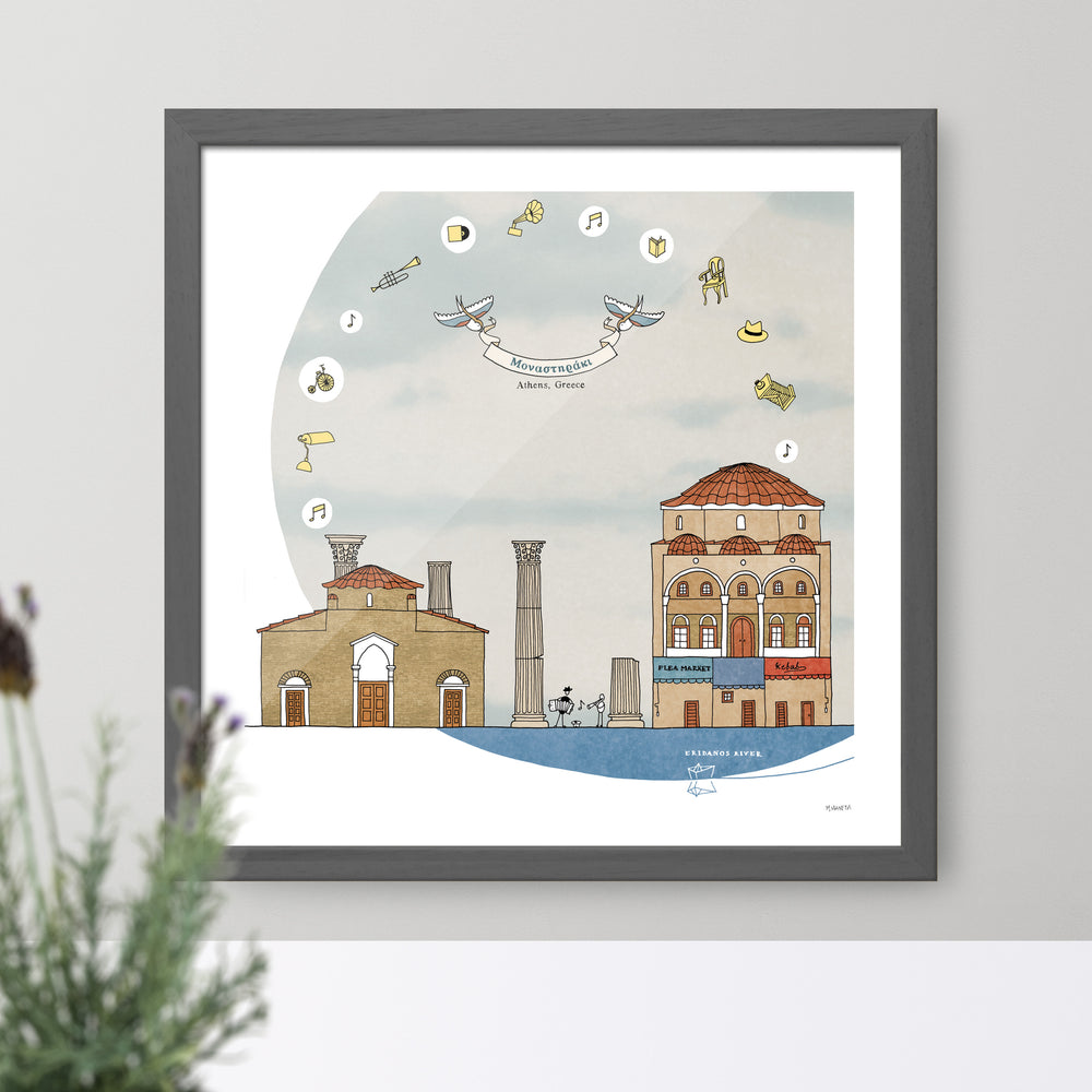 Monastiraki Art Print