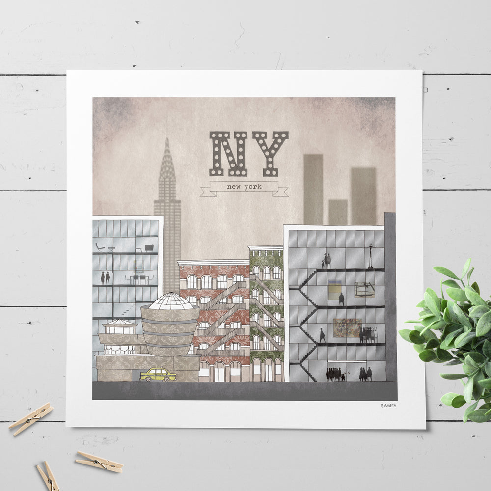 
                
                    Load image into Gallery viewer, New York Art Print
                
            