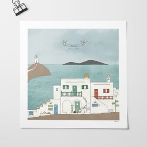 Sifnos Art Print